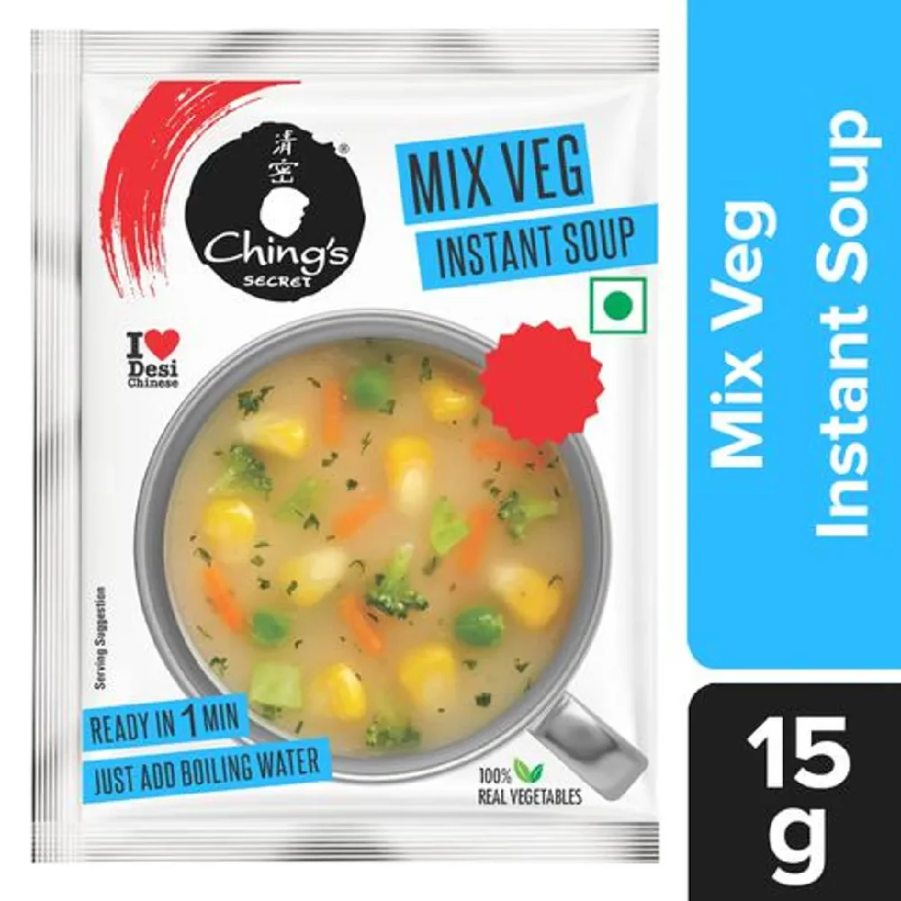 Ching'S Secret Mix Veg Instant Soup, 15 g-1.webp